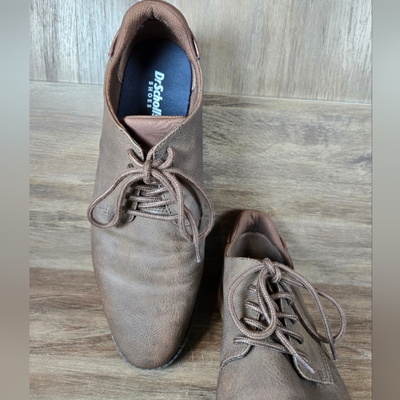 Dr. Scholls Mens Sync Grayish Brown Oxford Lace-Up Comfort Shoes Mens Sz 12 M - Picture 10 of 11
